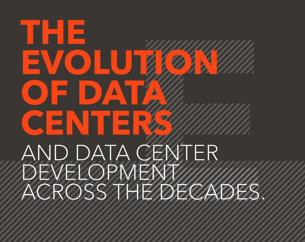 The evolution of data centers / data center development across the decades
