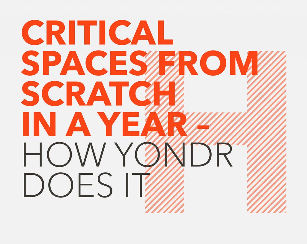 Critical spaces from scratch in a year